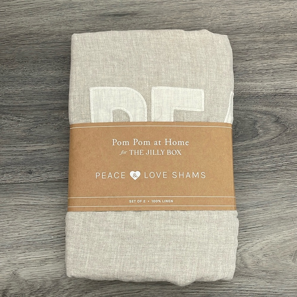 NWT Peace & Love shams from The Jilly Box